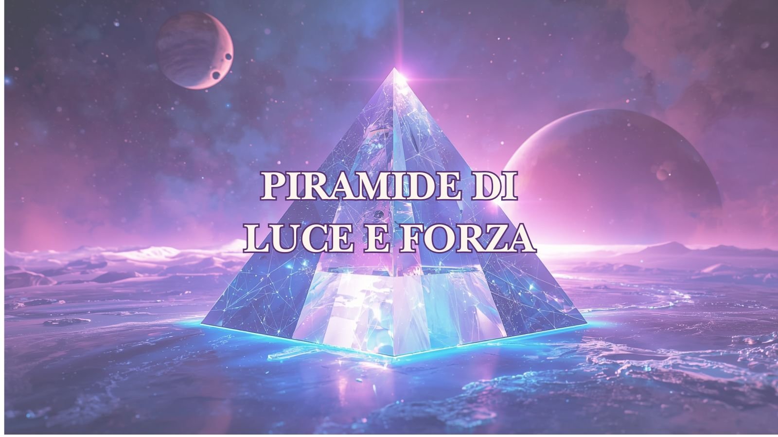 piramide di luce e forza